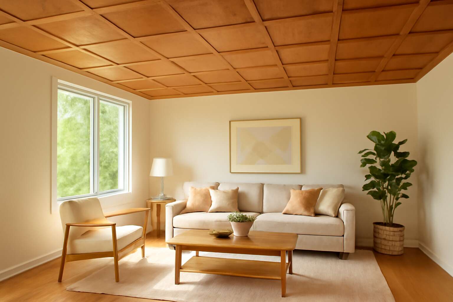 ceiling tiles wood