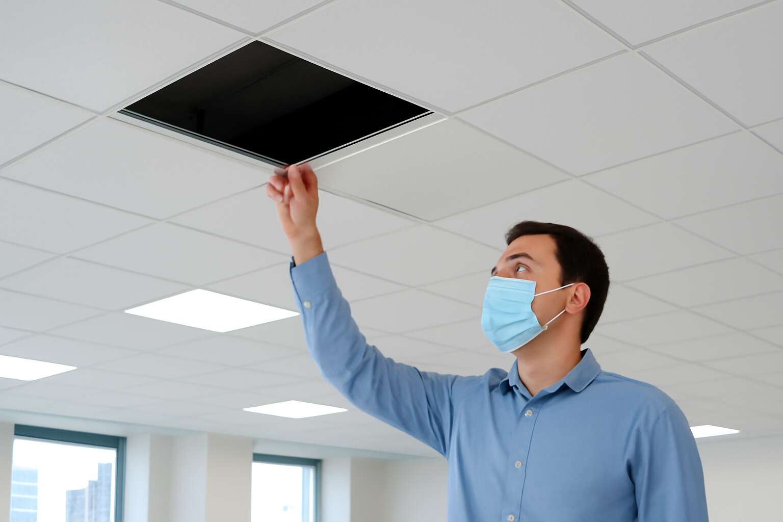 are ceiling tiles toxic